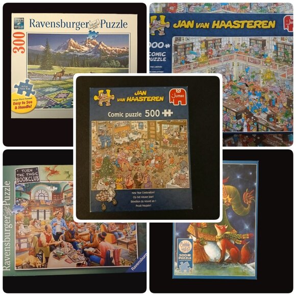 5 Puzzle Missing Piece Jigsaw Bundle - Picture 1 of 11